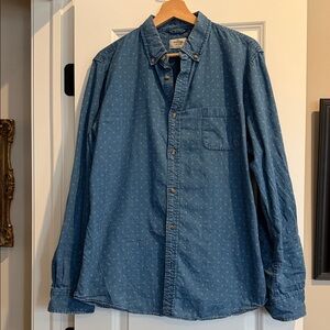 Marine Layer Indigo Button-Down Shirt